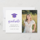 Search for purple graduation invitations Simple