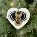 Search for black german shepherd christmas tree decorations Alsatian