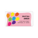 Search for childrens return address labels Girly