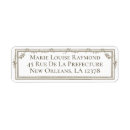 Search for rose frame return address labels Floral