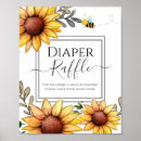 Search for bee signs Diaper raffle