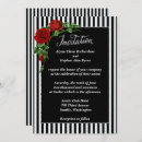 Search for black white red wedding invitations Rose