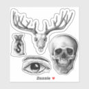 Search for skull graphic stickers Vintage