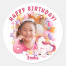Search for girls 6th birthday stickers Unicorn