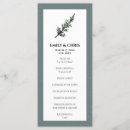 Search for winter wedding programs Greenery