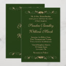 Search for hunter green and gold invitations Chic