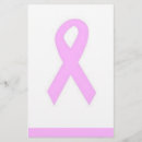 Search for breast cancer awareness stationery paper Pink