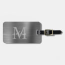 Search for metal luggage tags Silver