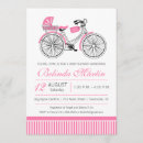 Search for bicycle baby shower invitations Pink
