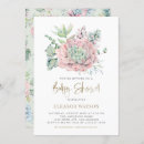 Search for pastel baby girl shower invitations Watercolor