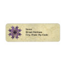 Search for lavender design return address labels Purple
