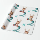Search for teal and red christmas wrapping paper Whimsical