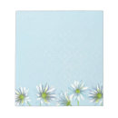 Search for flower border notepads Daisy