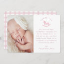 Search for baby girl shower thank you cards Minimalist