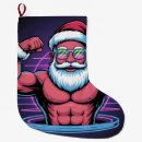 Search for bodybuilding christmas stockings Santa