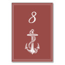 Search for nautical table cards Simple