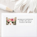 Search for cute kitty return address labels Girl