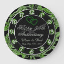 Search for emerald green clocks 55th