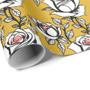 Search for rose wrapping paper Black and white
