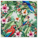 Search for parrot fabric Tropical birds
