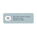 Search for blue polka dots return address labels White