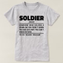 Search for army womens tshirts Soldier