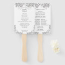 Search for black and white wedding programs Rustic