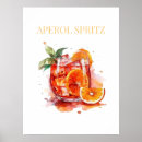Search for cocktail bar art Aperol spritz