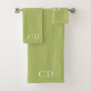 Search for green and yellow bath towels Monogram monogrammed