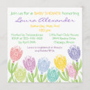 Search for tulip baby shower invitations Gender neutral