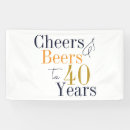Search for 40th birthday banners Cheers to 40 years