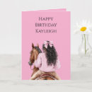 Search for girls horses birthday cards Pink