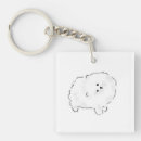 Search for fluffy dog key rings Pomeranian
