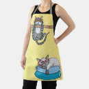 Search for funny cartoons aprons Cats