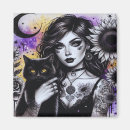 Search for black witch magnets Gothic