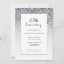 Search for silver glitter wedding invitations Simple