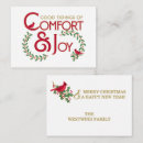Search for comfort and joy christmas cards Good tidings