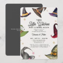 Search for witch baby shower invitations Watercolor
