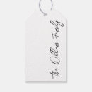 Search for monogram gift tags Script