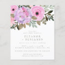 Search for lavender bouquet wedding invitations Elegant