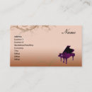 Search for grande business cards Piano
