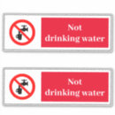 Search for drinking water stickers Business