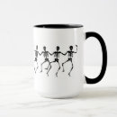 Search for skeleton mugs Black and white