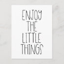 Search for little things postcards Inspirational quotes