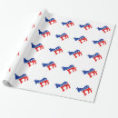 Search for democrat wrapping paper Donkey