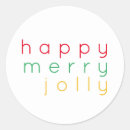 Search for be jolly stickers Merry