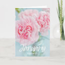 Search for pink carnation birthday cards Floral