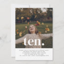 Search for ten birthday invitations Modern