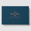 Search for rose gold wedding guest books Modern