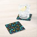 Search for blue background coasters Colourful